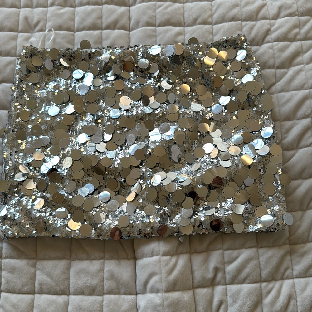 Ediktrd Sabrina Low-Rise Sequin Mini Skirt